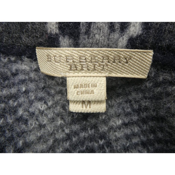 Burberry Brit 100% Wool Long Cardigan Sweater Women's Size‎ M - Picture 5 of 7